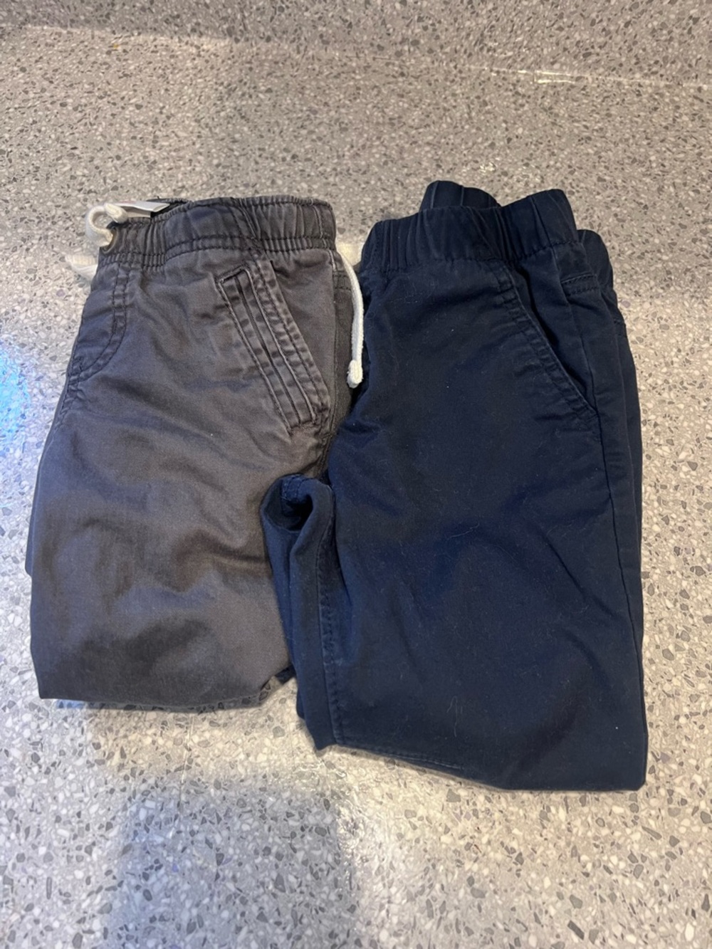 Cat & Jack Kids Pull-On Jogger Pants in Navy and Charcoal